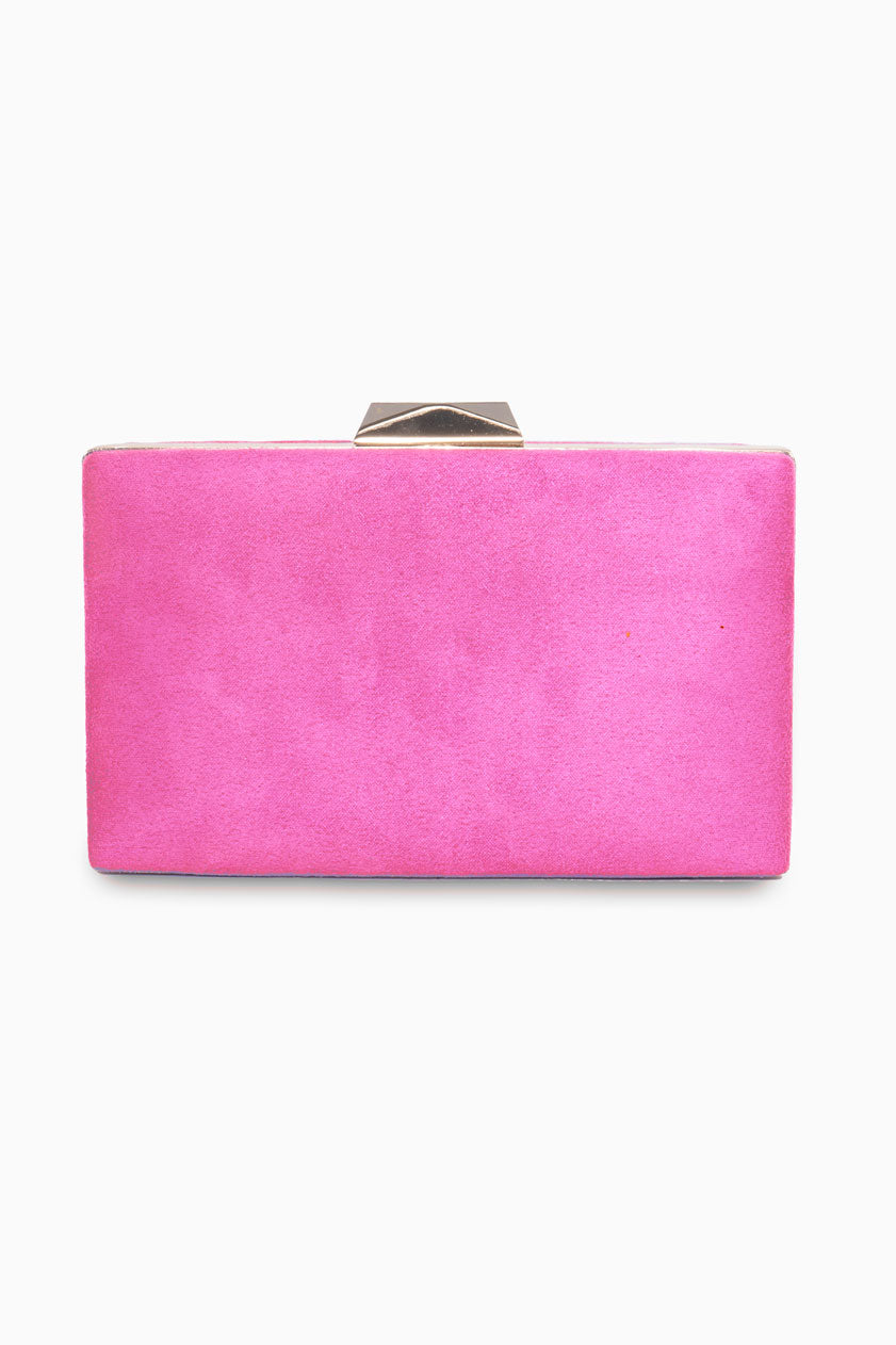 Clutch Entrelazado Fucsia