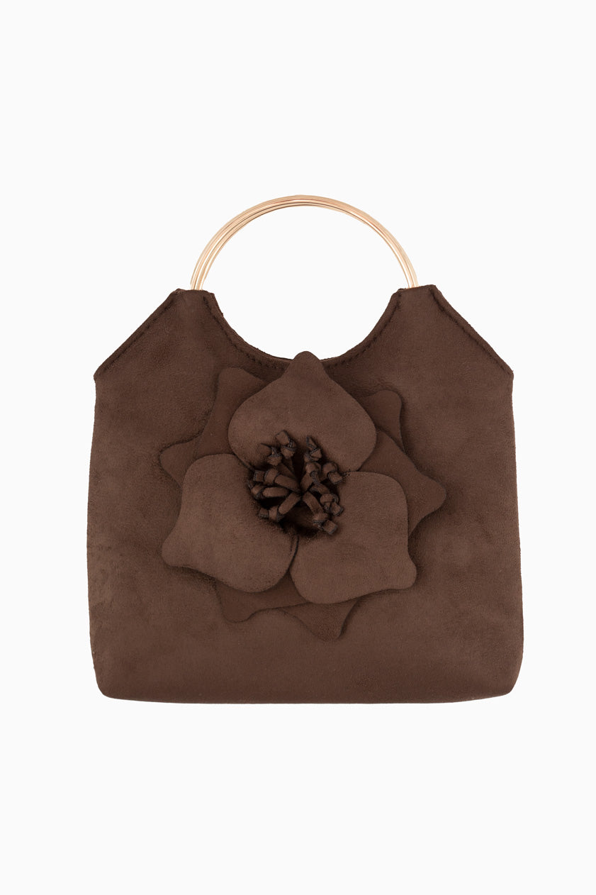 Bolso Flor Chocolate