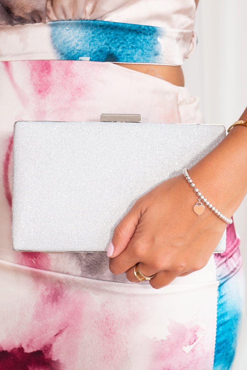 Clutch Sparkle Silver