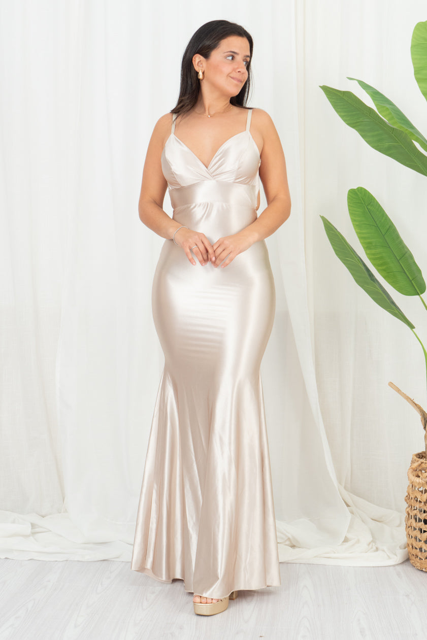 Vestido Mermaid Raso