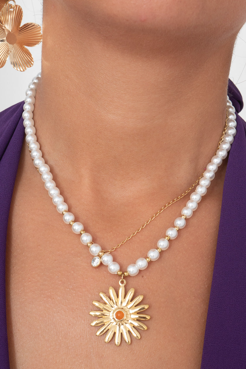 Collar Perlas Margarita