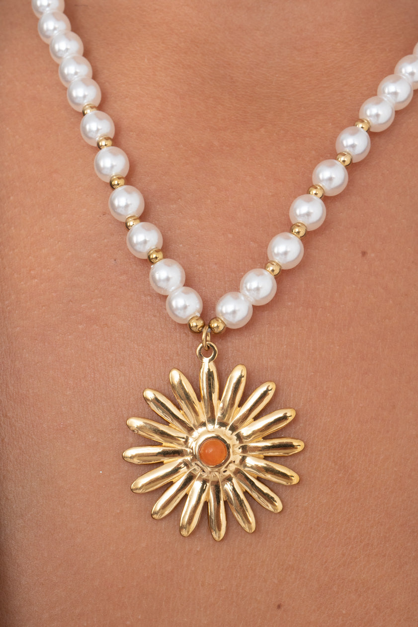 Collar Perlas Margarita