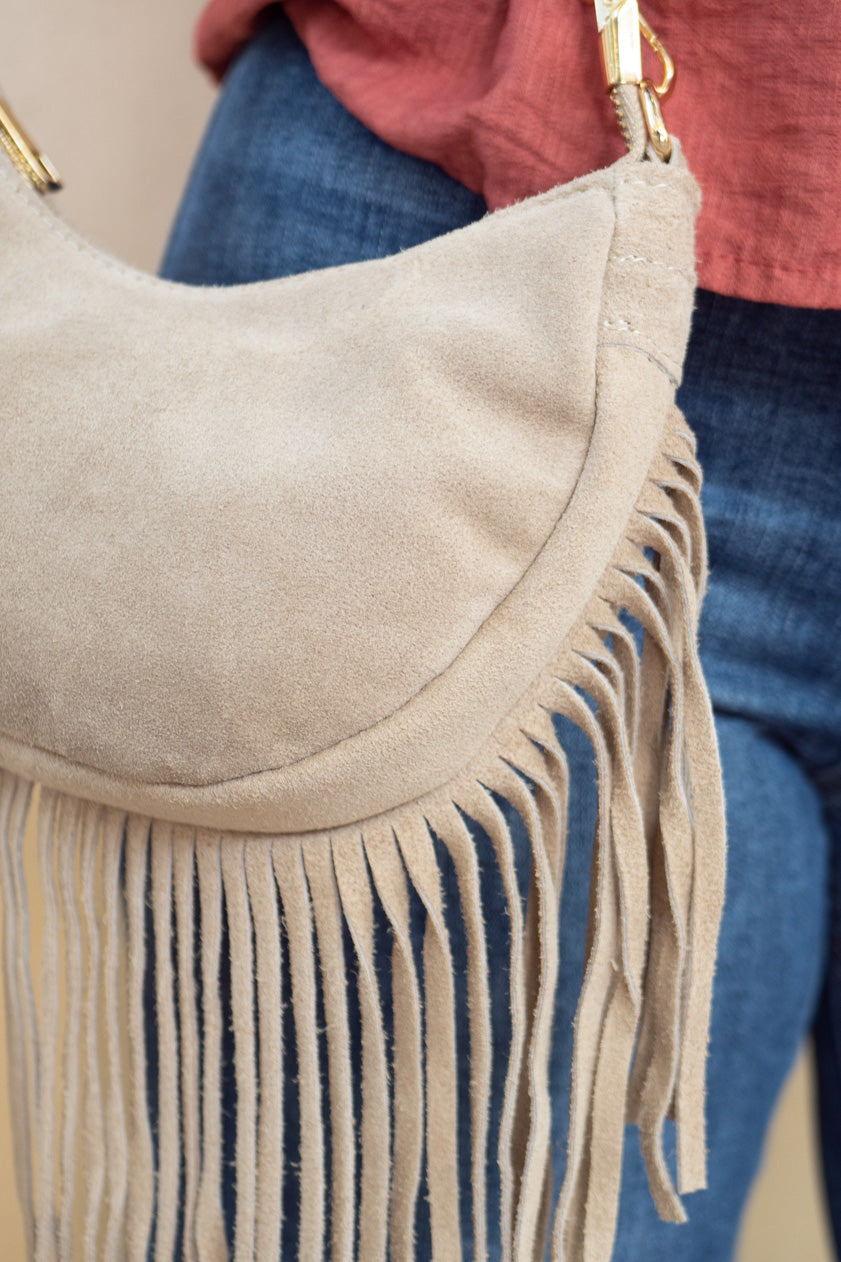 Bolso Baguette Flecos