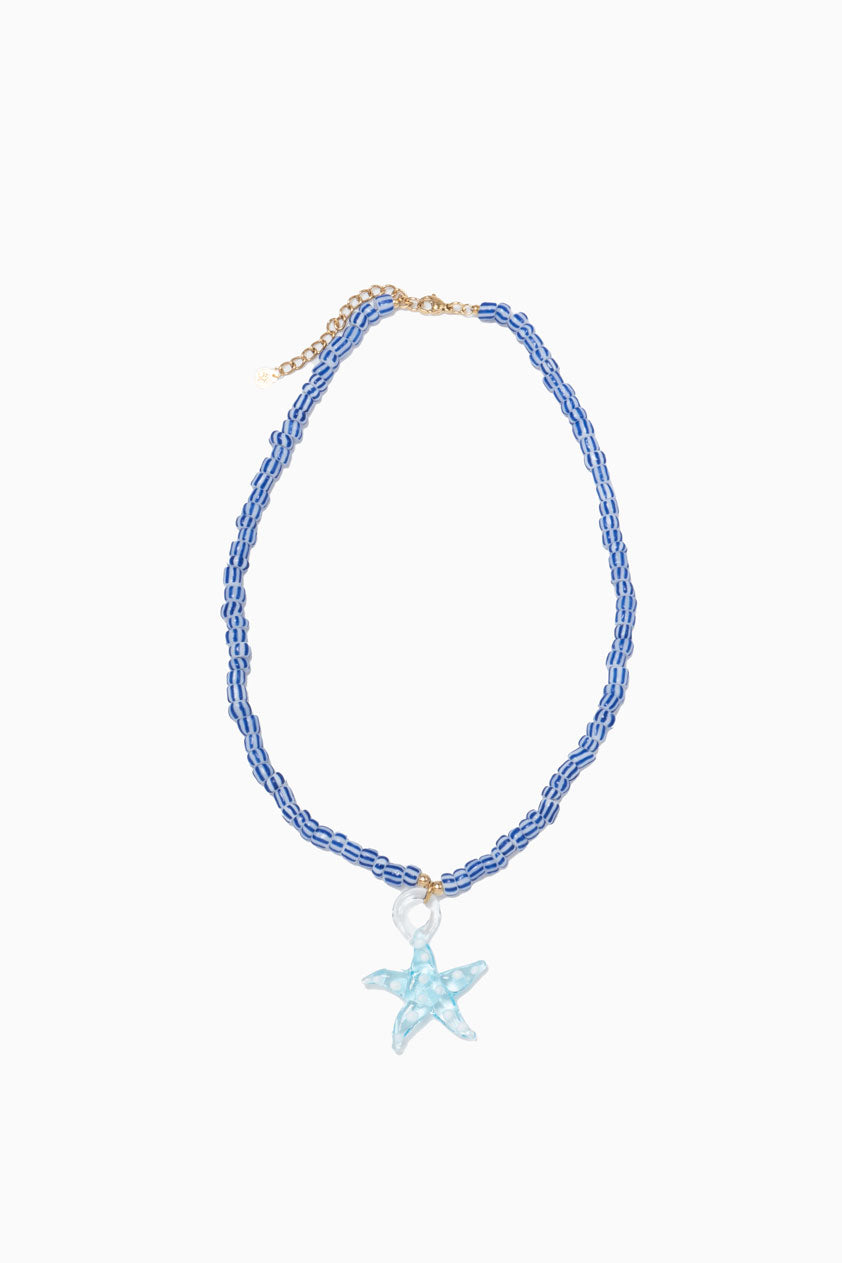 Collar Cristal Estrella Azul