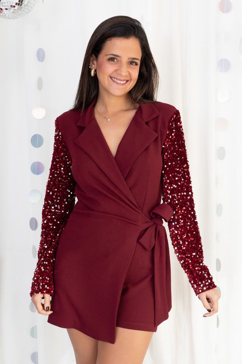 Mono Blazer Lentejuelas