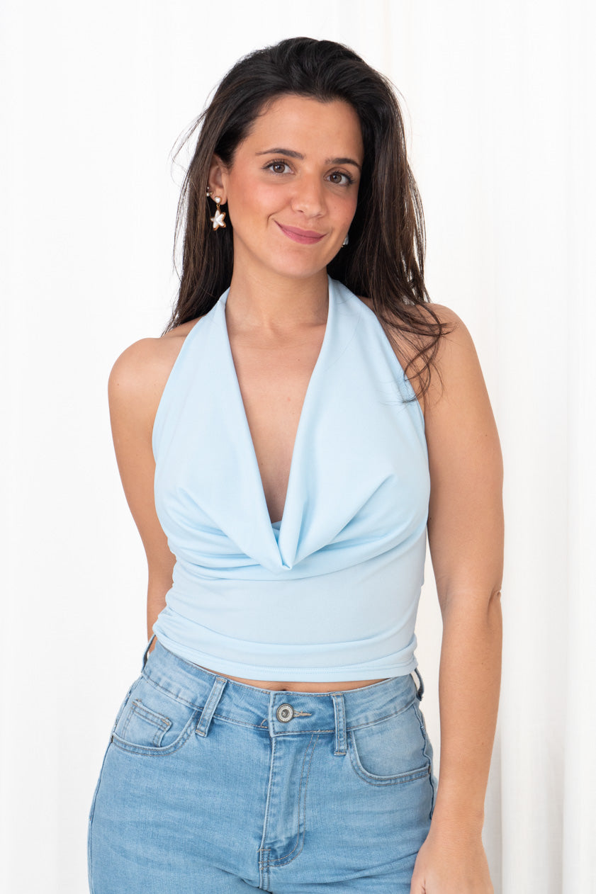 Waterfall Cropped Top