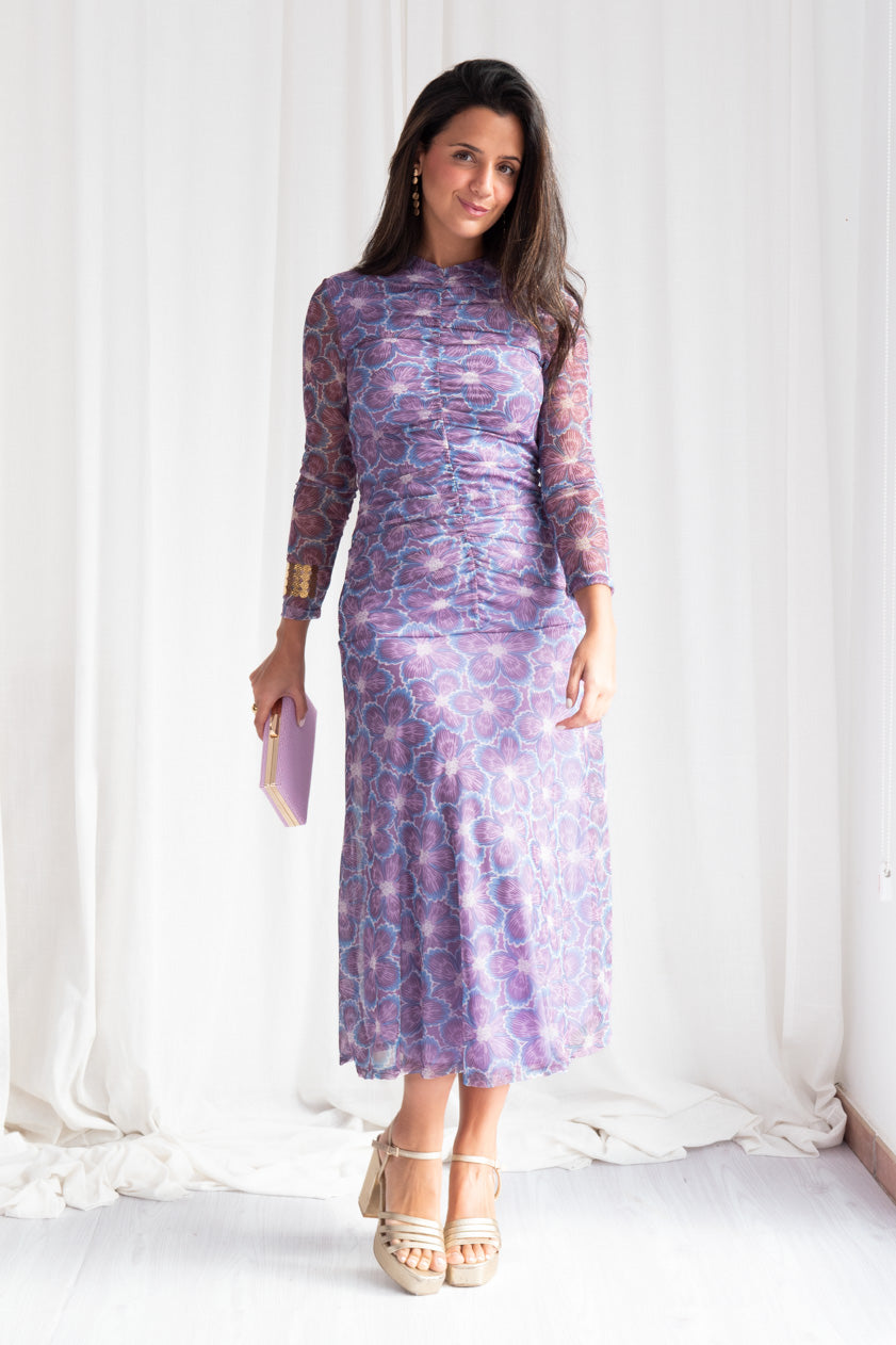 Vestido Margaritas Gasa