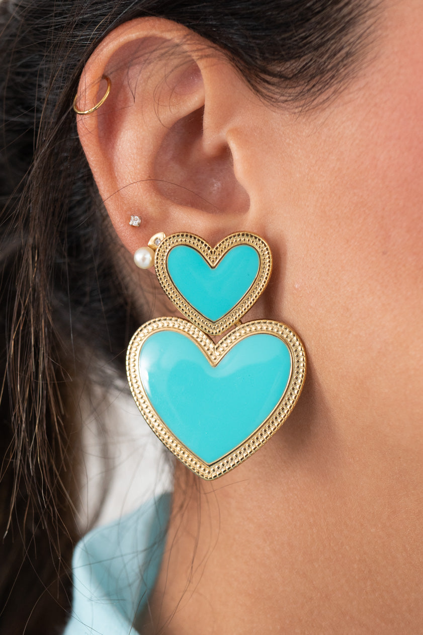 Pendientes Corazones Ocean