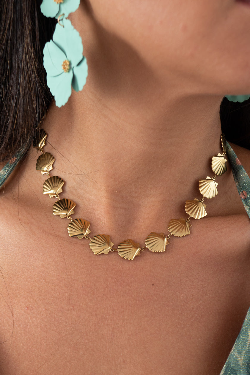 Collar Golden Conchas