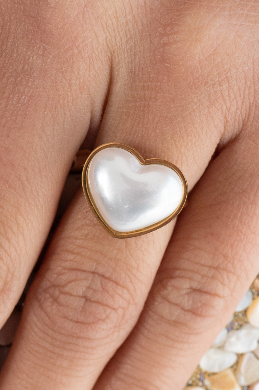 Anillo Cuore Perla
