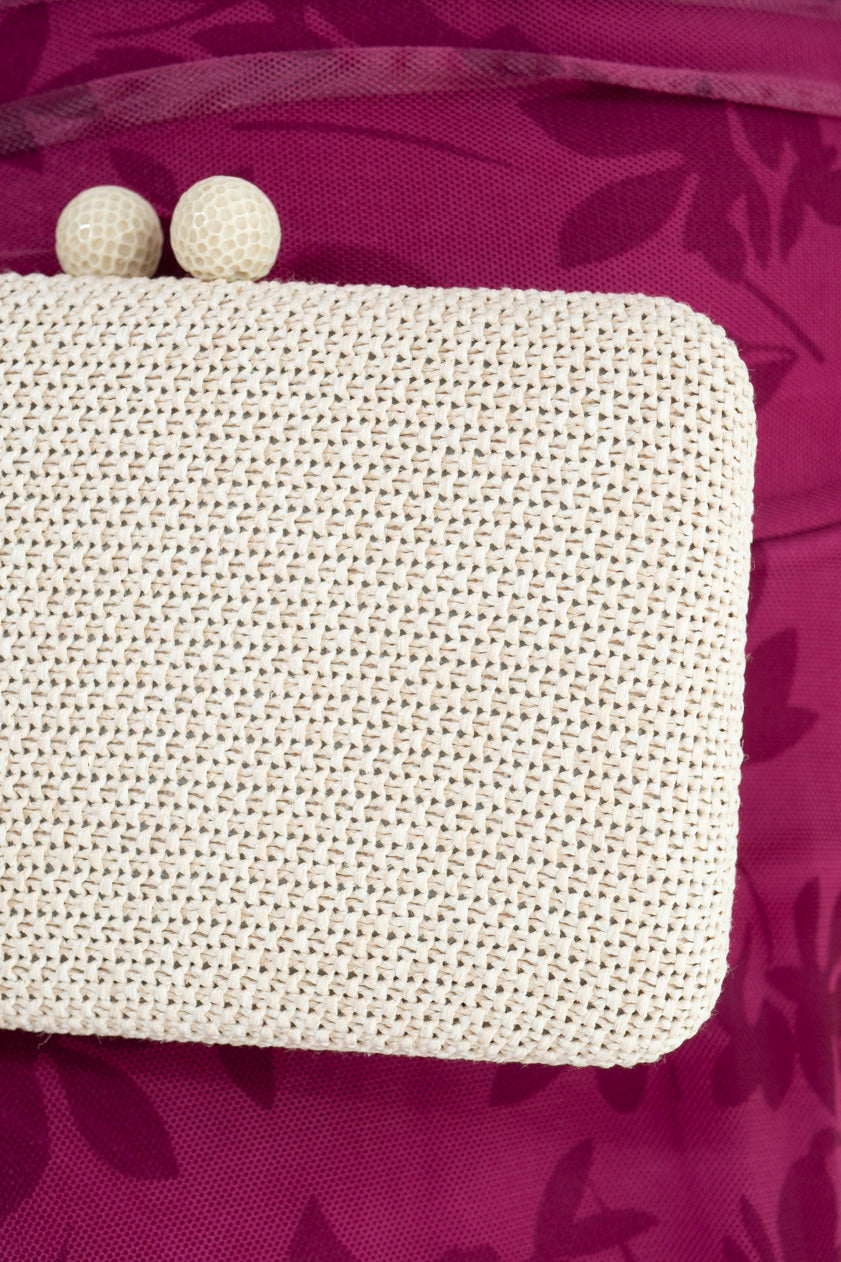 Clutch Raffia Bolas