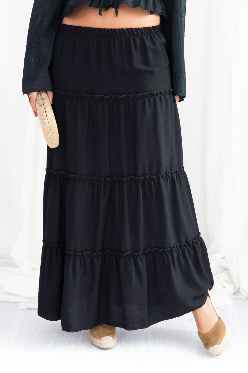 Falda Fluida Volantes