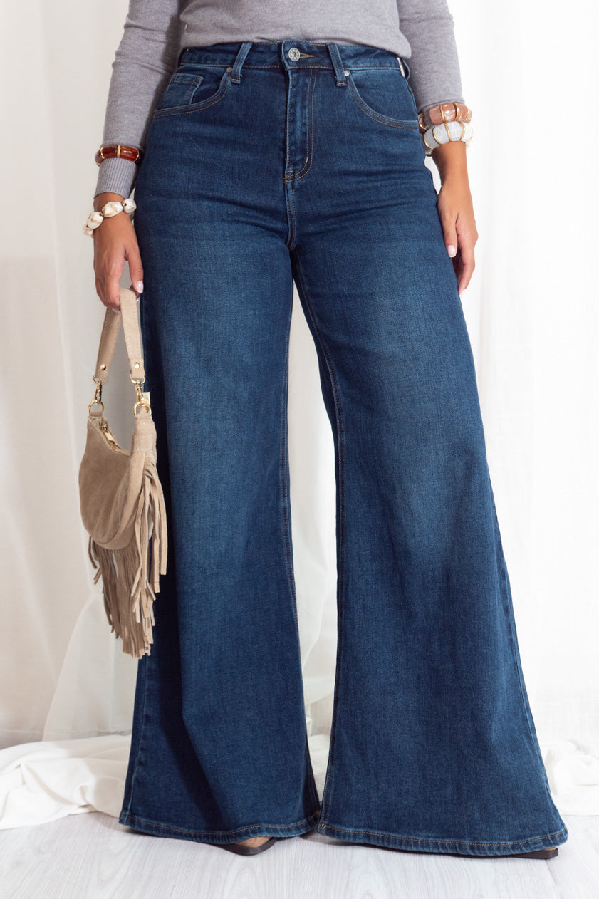 Jean Wide Leg Dark