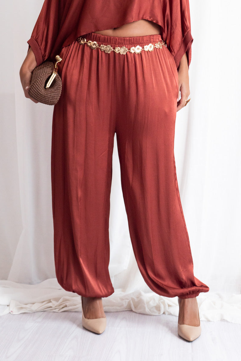 Pantalón Bombacho Raso