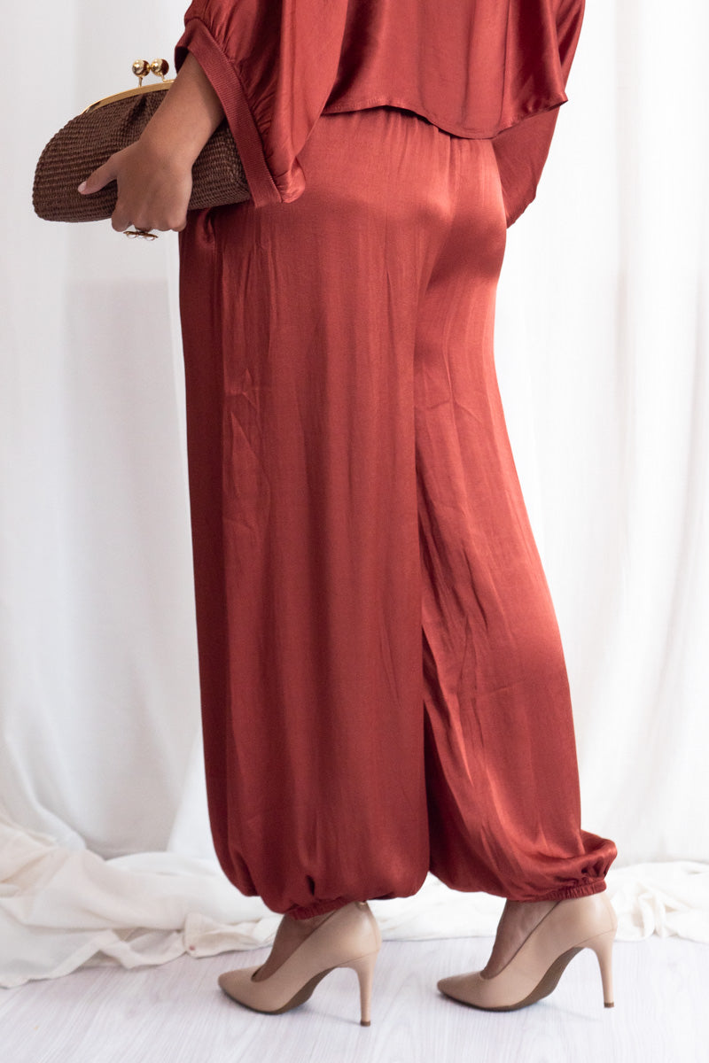 Pantalón Bombacho Raso