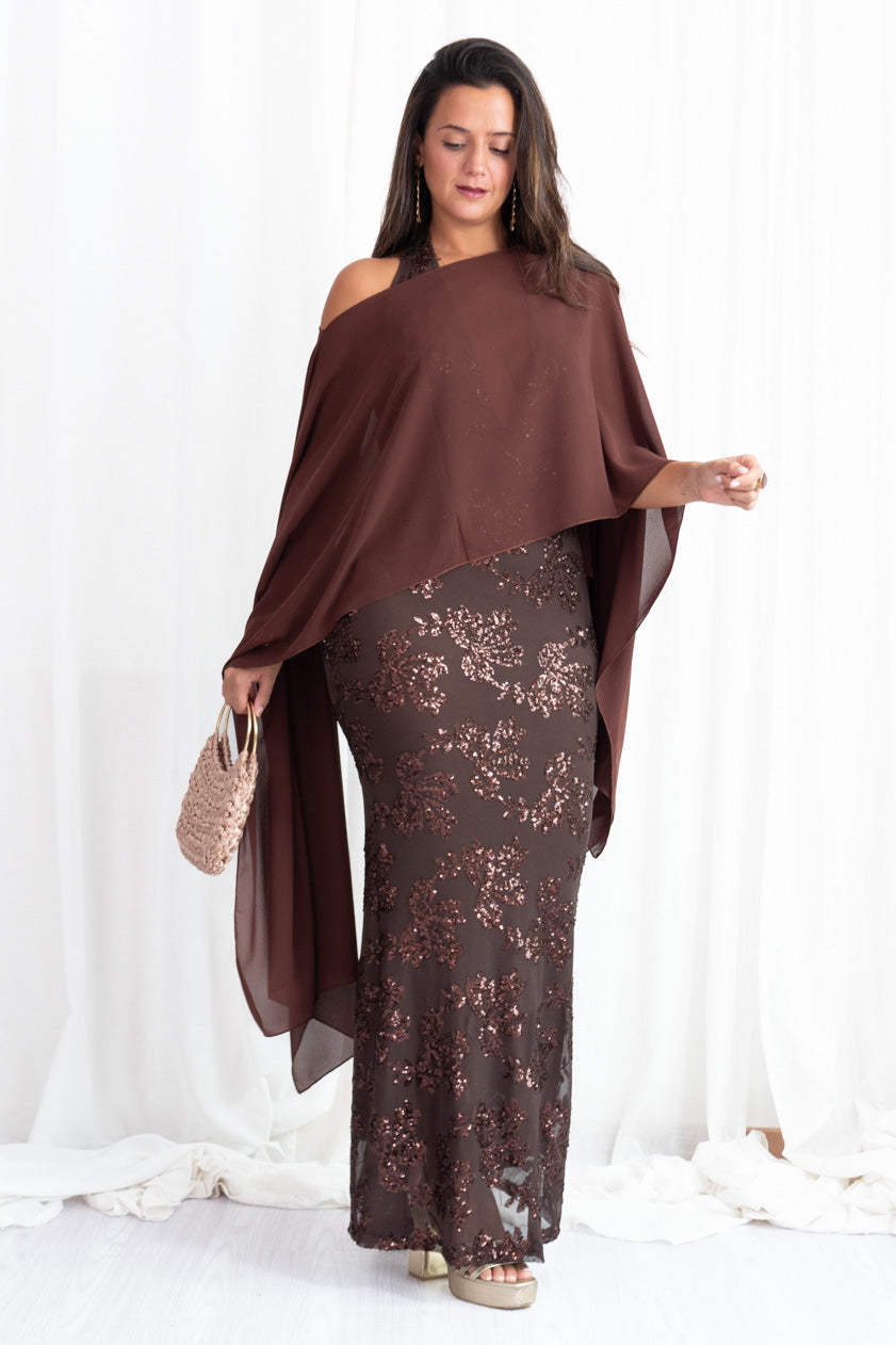 Floral Sequin Dress
