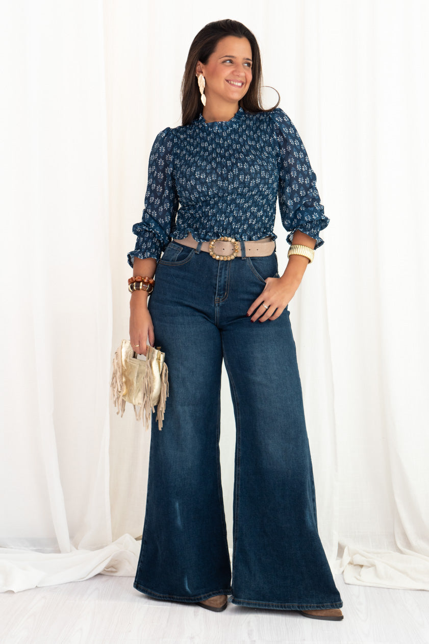 Blusa Nido de Abeja London