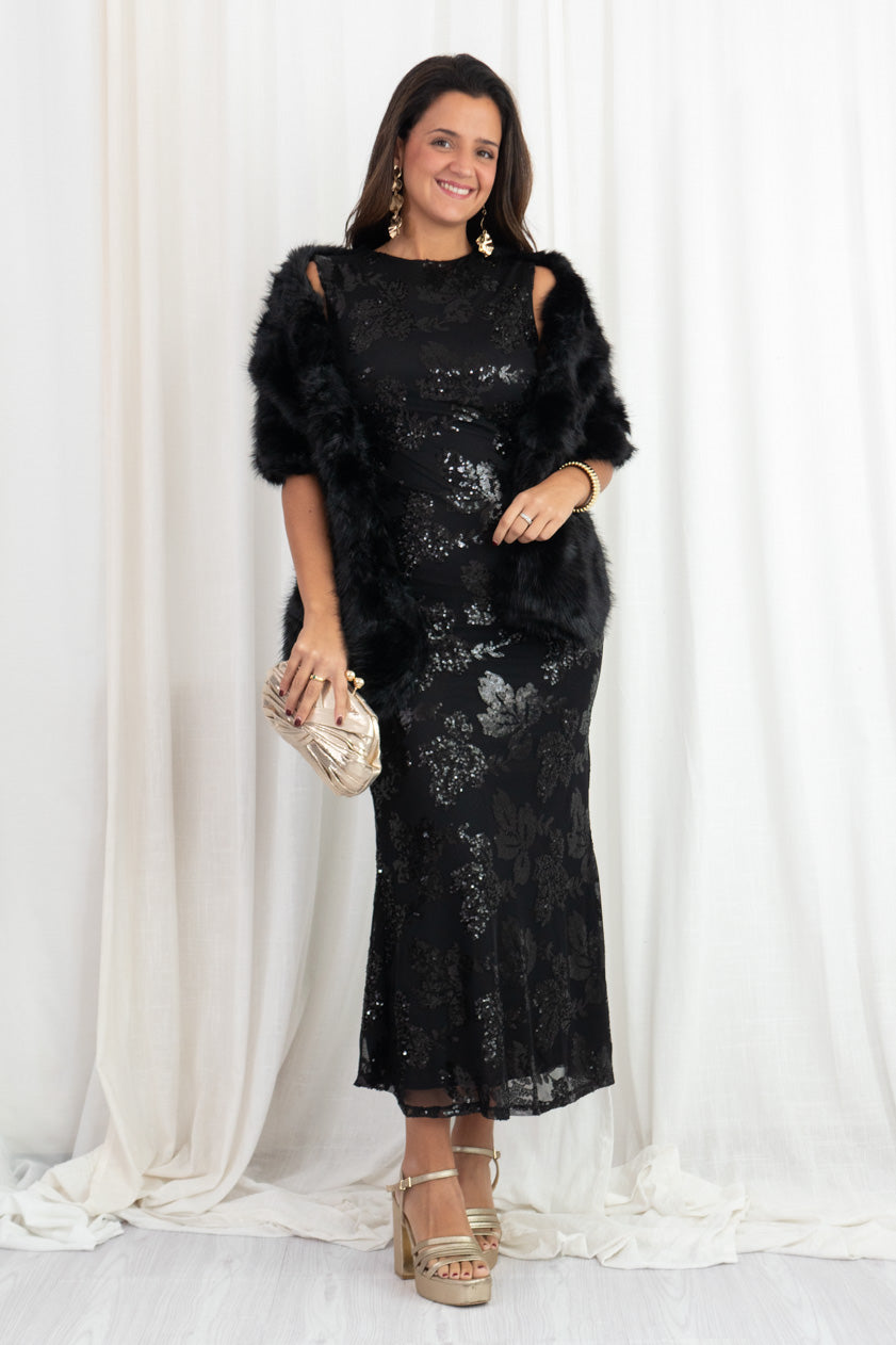 Estola de Pelo Largo Sintético