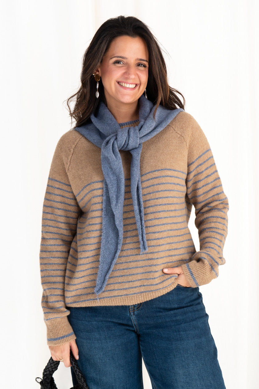 Jersey Rayas con Foulard