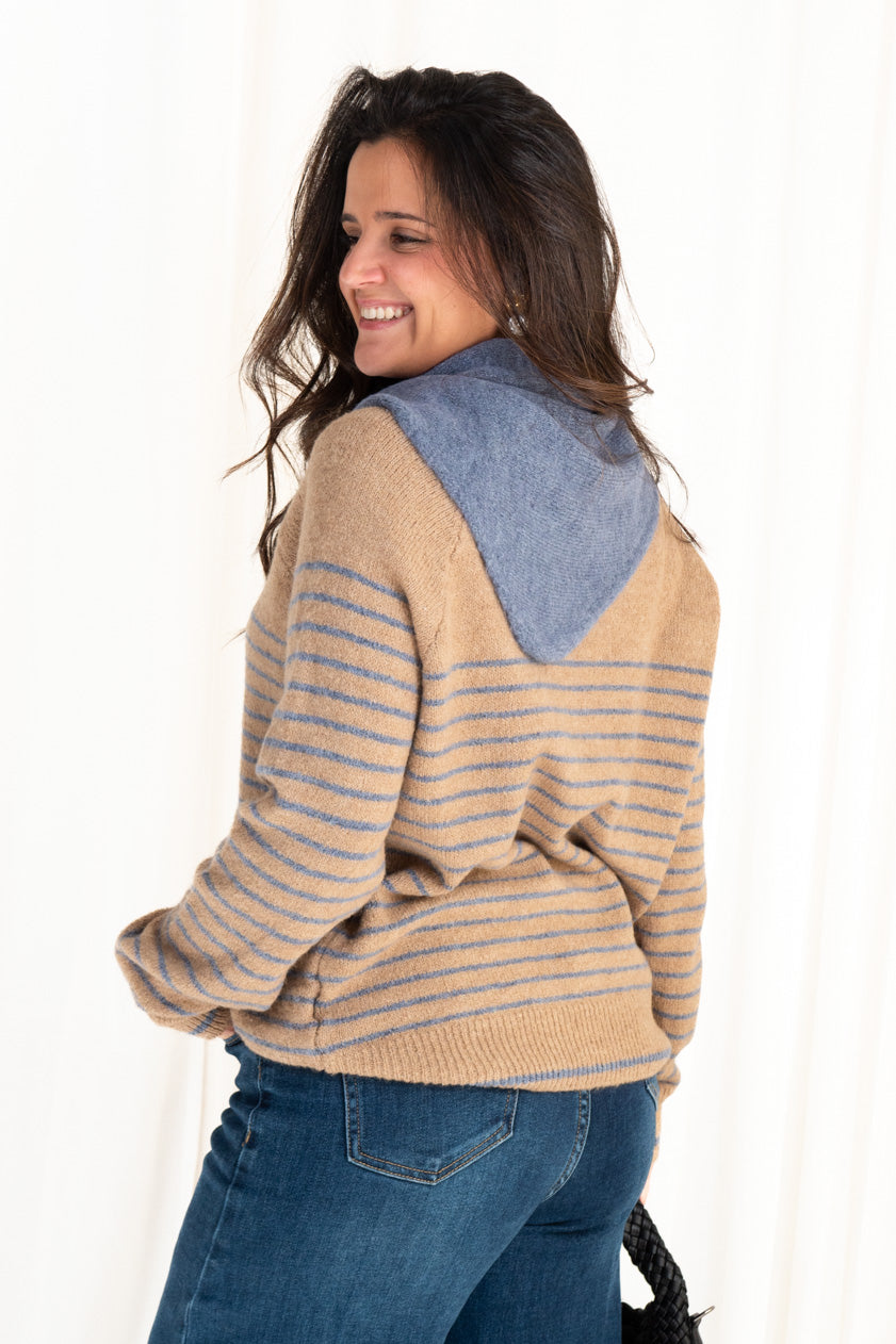 Jersey Rayas con Foulard