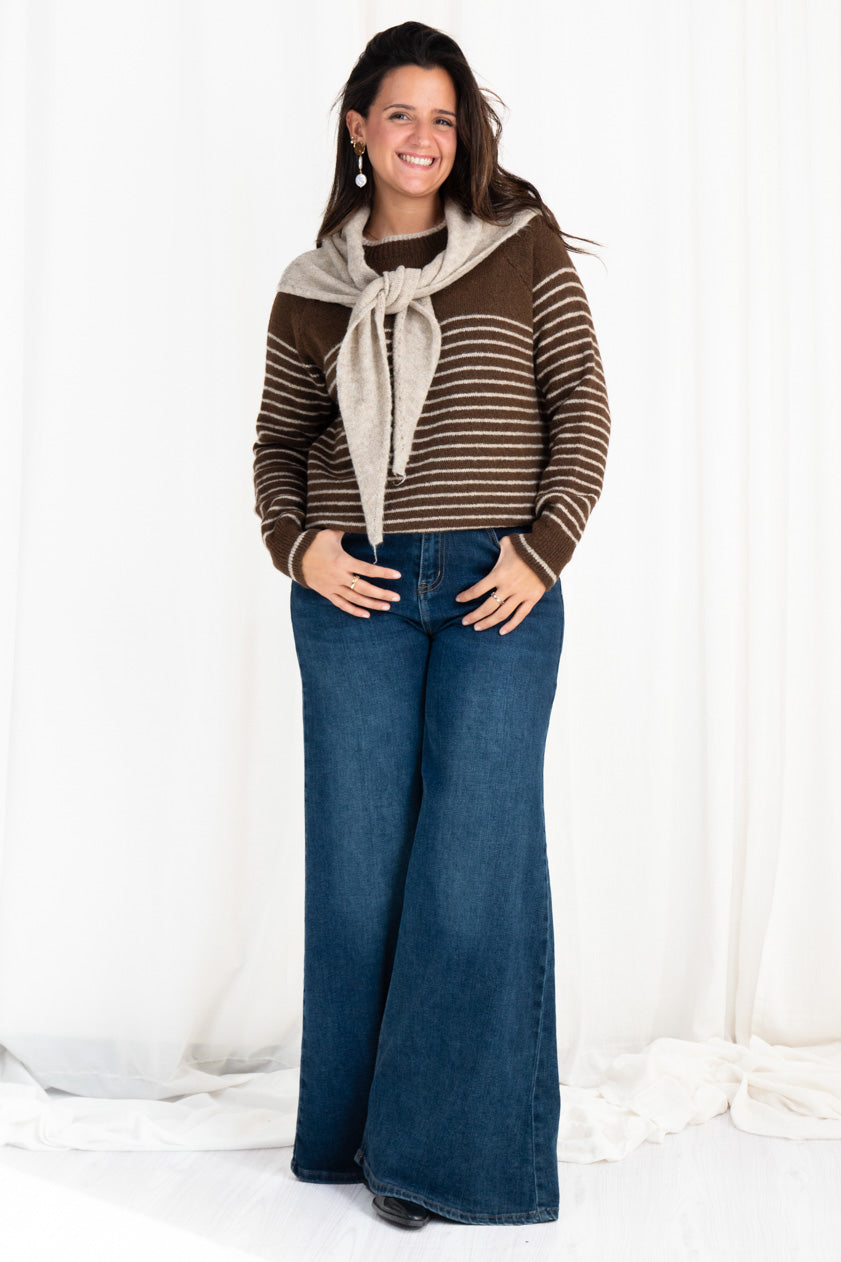 Jersey Rayas con Foulard