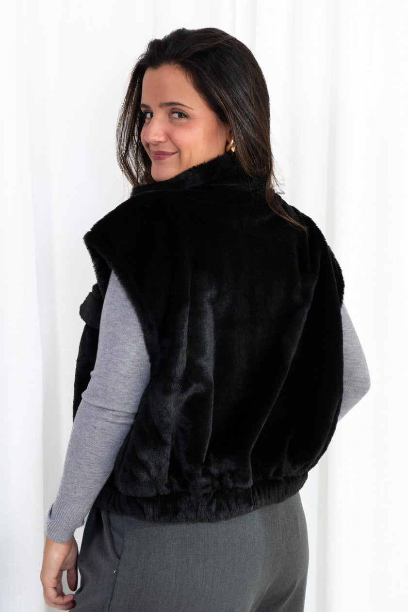 Chaleco Pelo Sintético