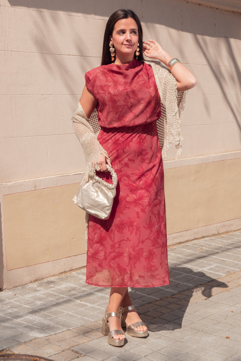 Vestido Violeta · Coral