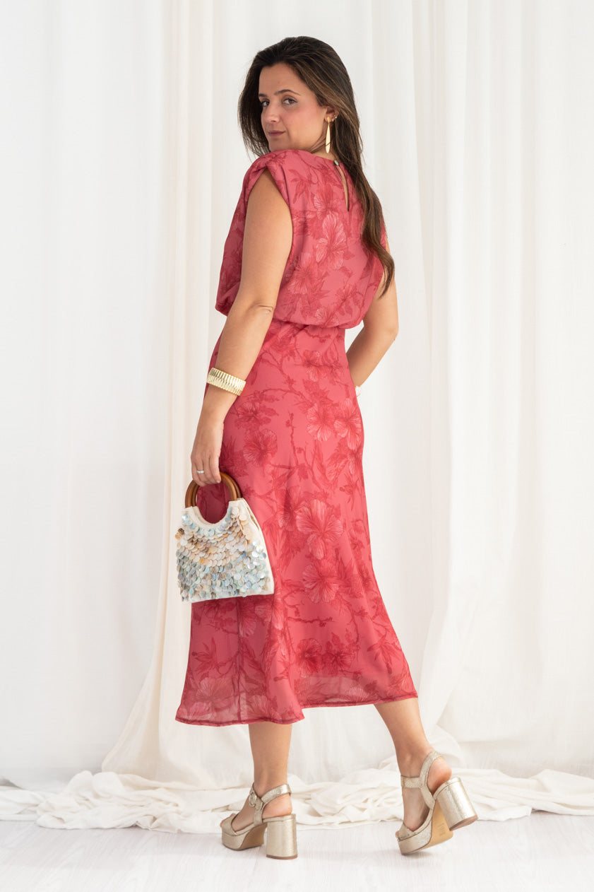 Vestido Violeta · Coral