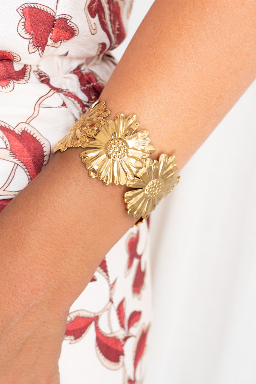 Pulsera Rígida Margaritas