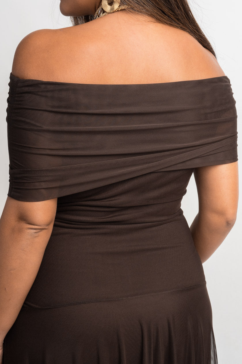 Vestido Krabi · Marrón