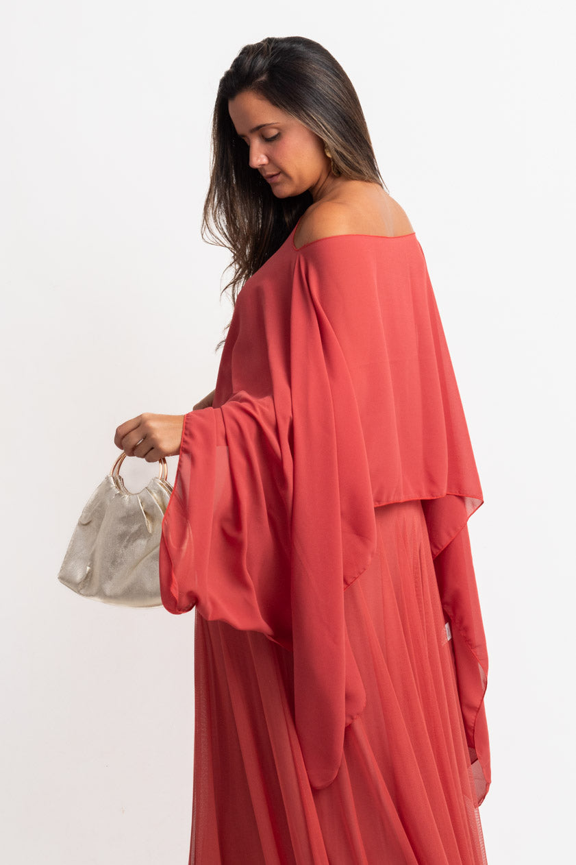 Vestido Krabi · Coral
