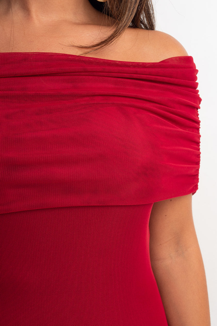 Vestido Krabi · Granate
