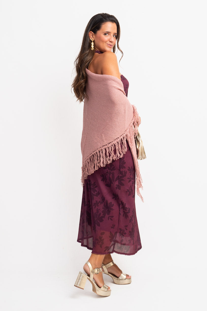 Vestido Agatha · Granate