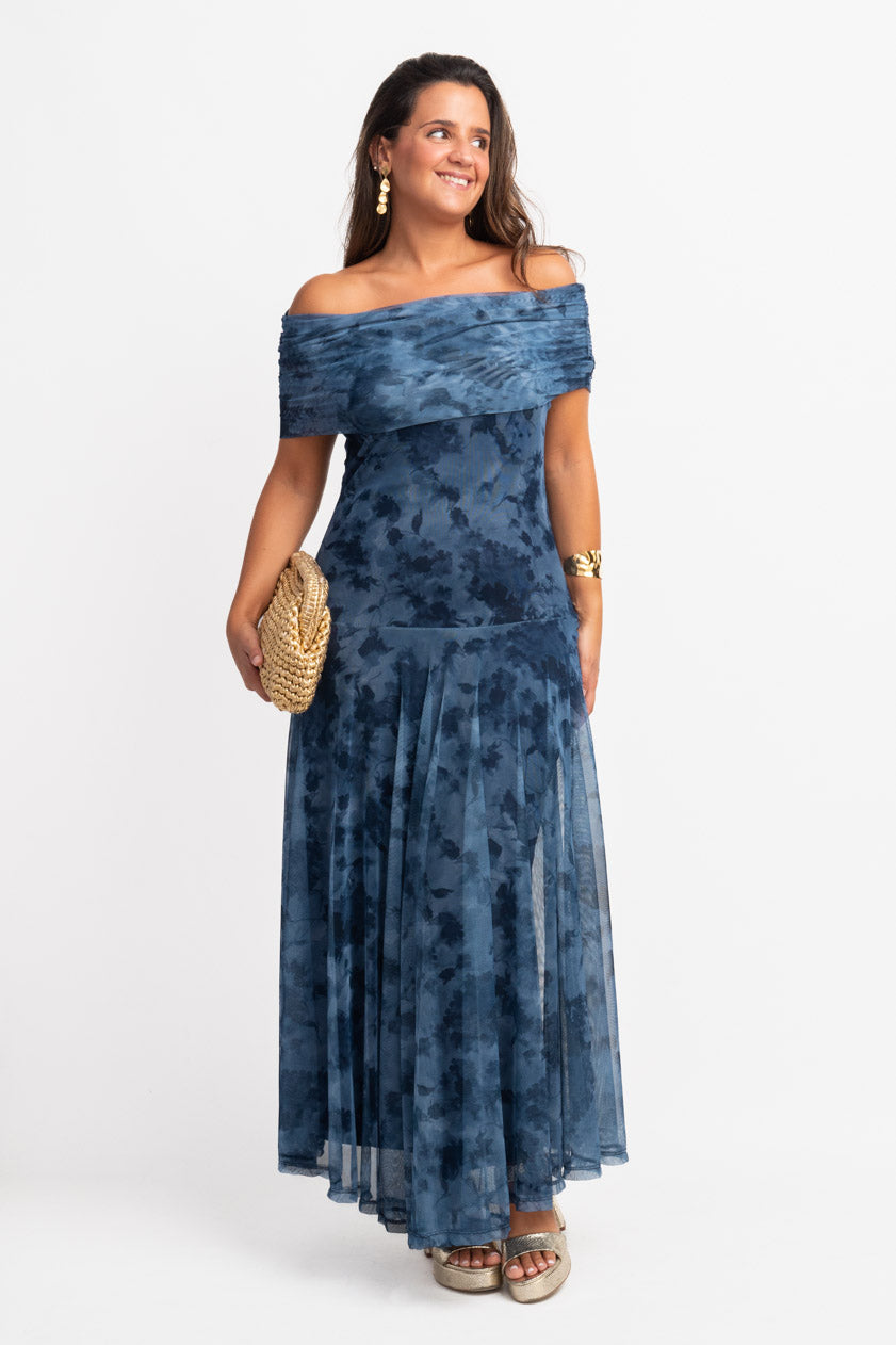 Vestido Sara · Azul