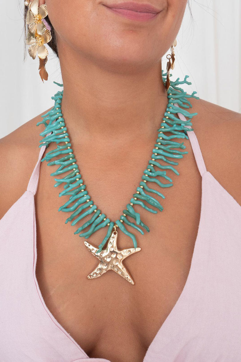 Collar Coral Estrella