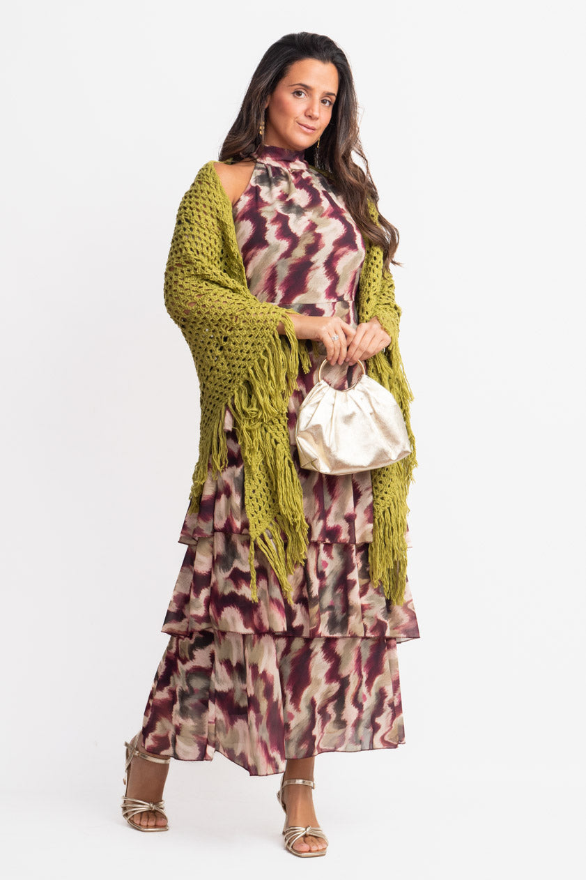 Maxi Rustic Chal - Pistacho