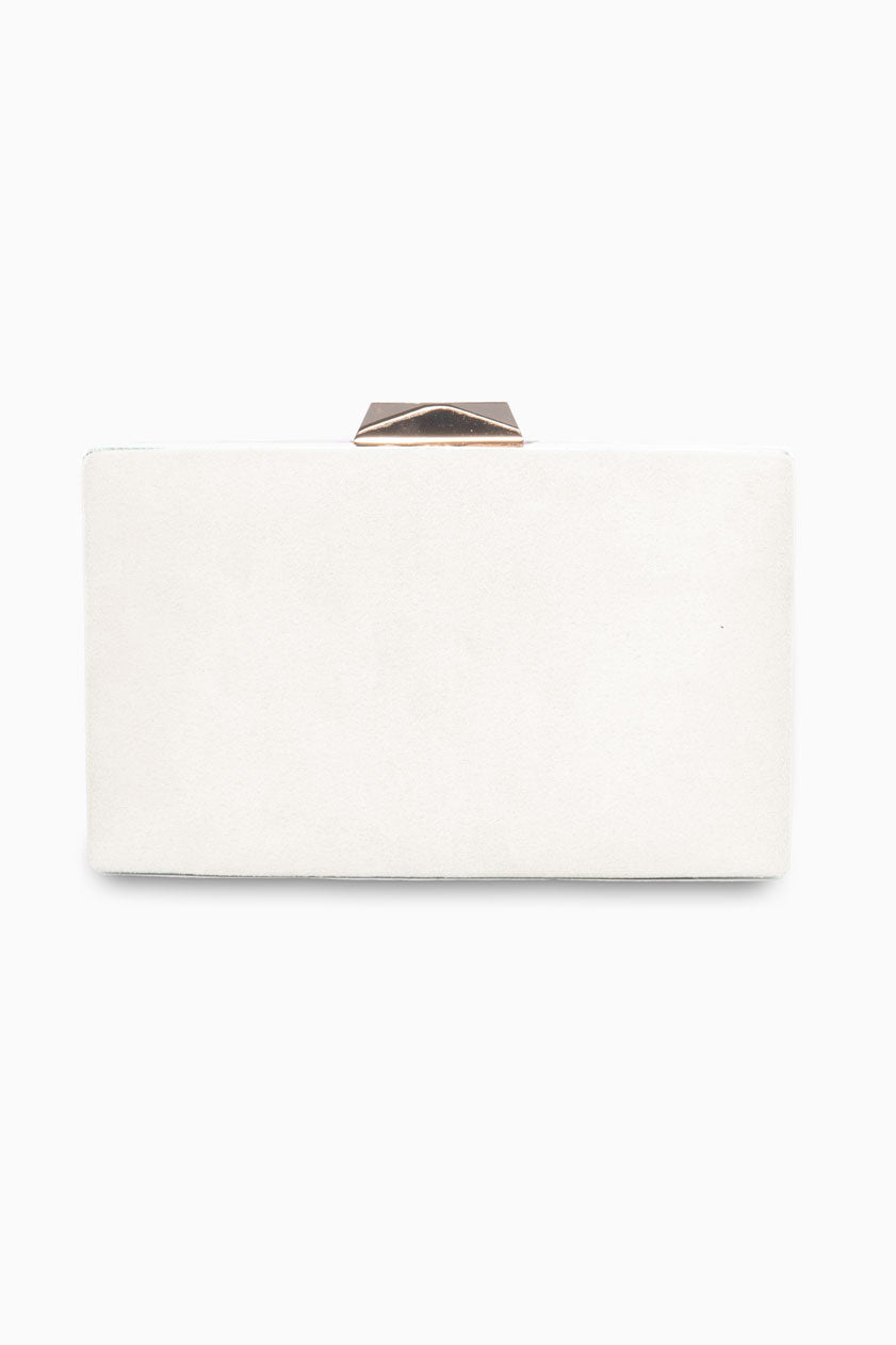 Clutch Entrelazado Blanco