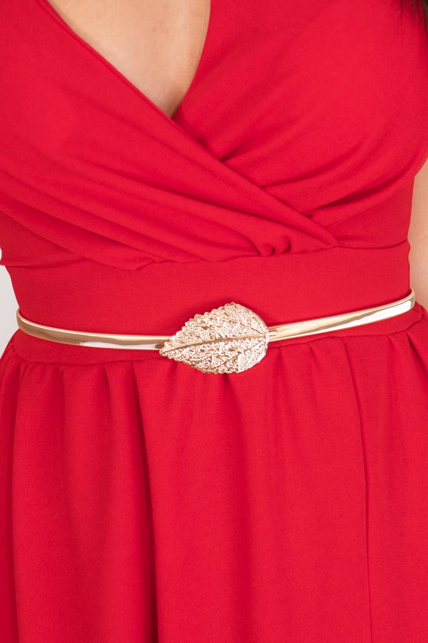 Cinturón Metálico Hoja