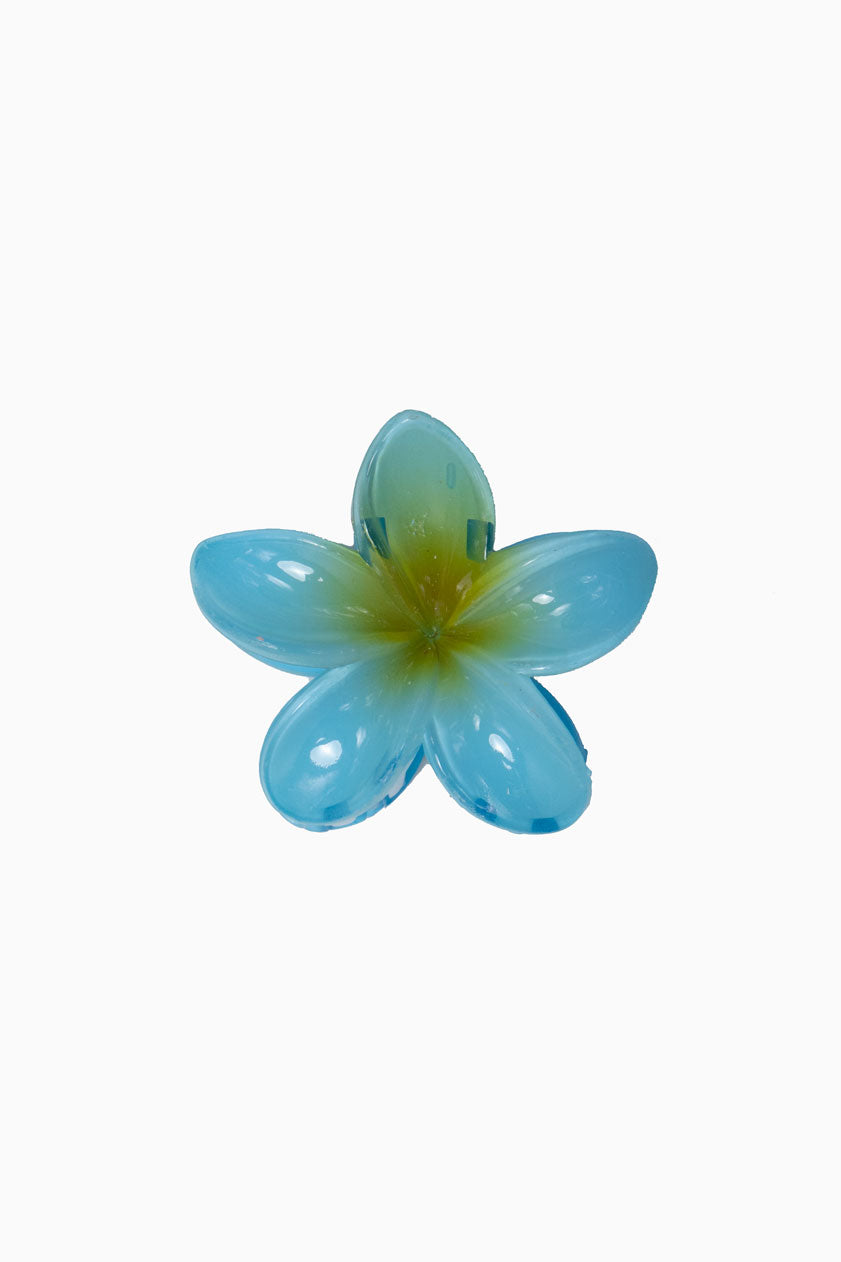 Pinza de Flor Hawaiiana Turquesa