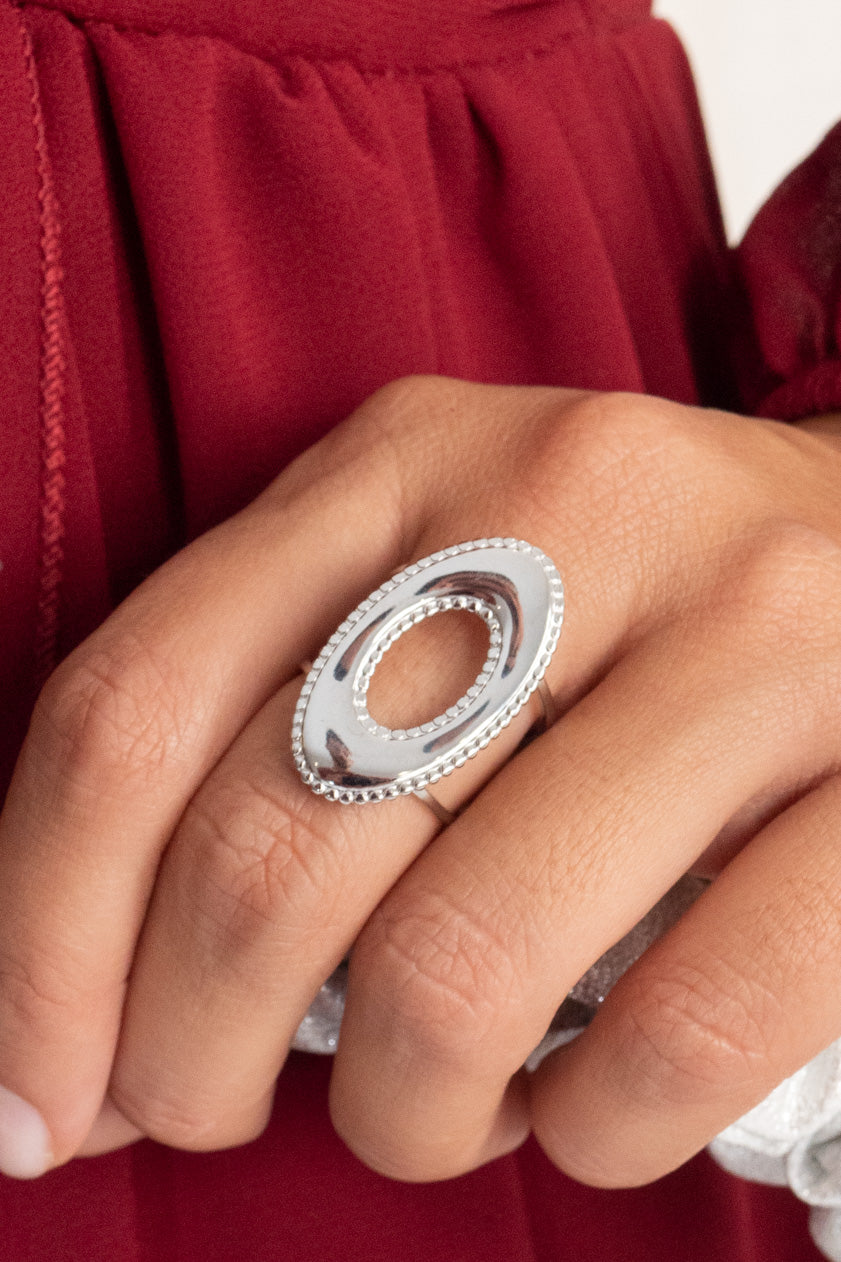Anillo Ovalado Silver