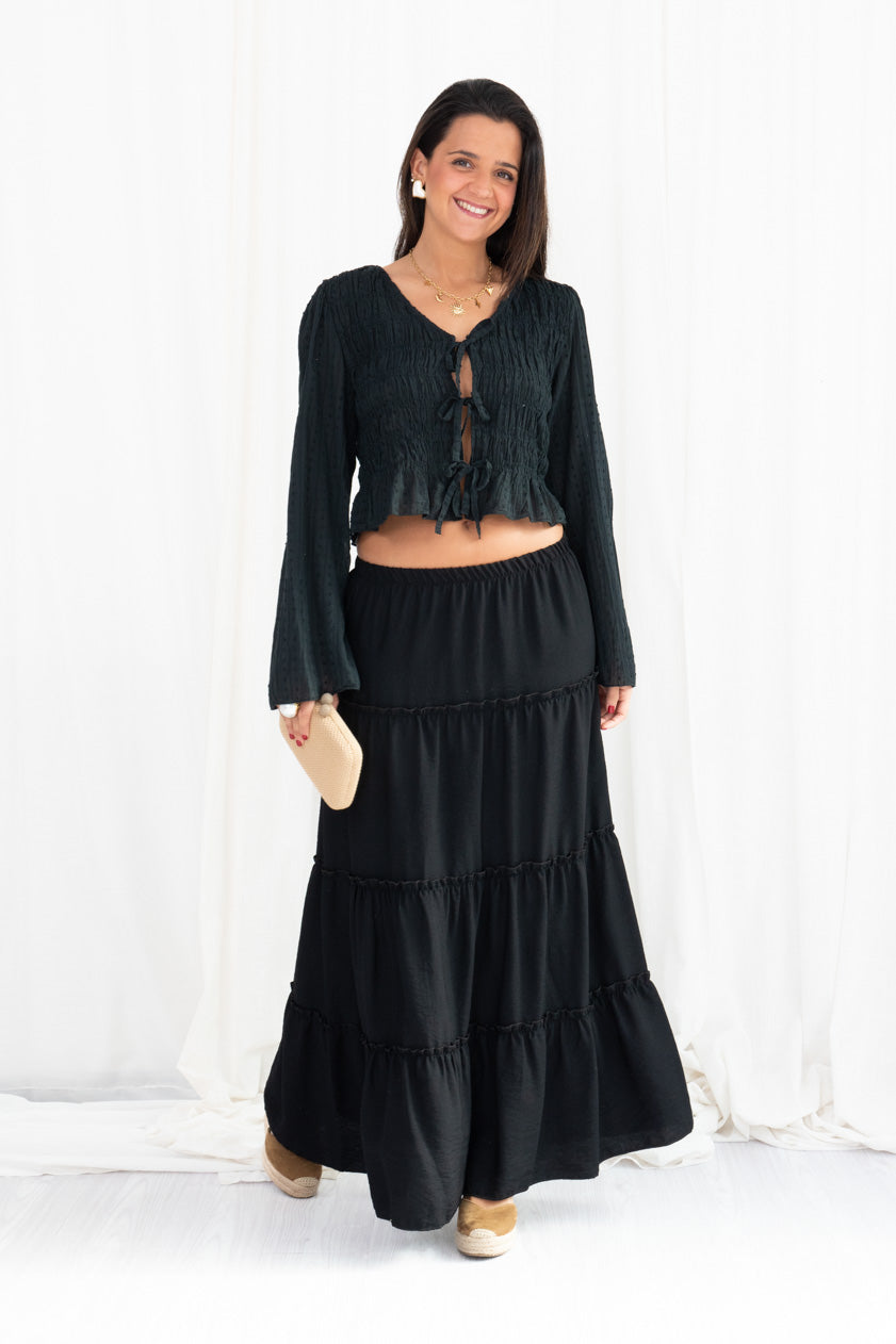 Falda Fluida Volantes