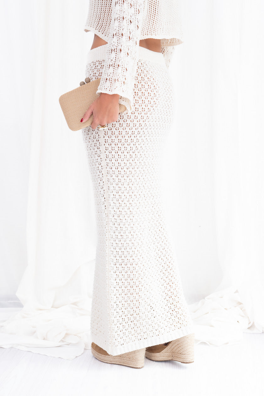 Falda Maxi Crochet