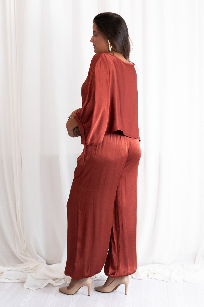 Pantalón Bombacho Raso