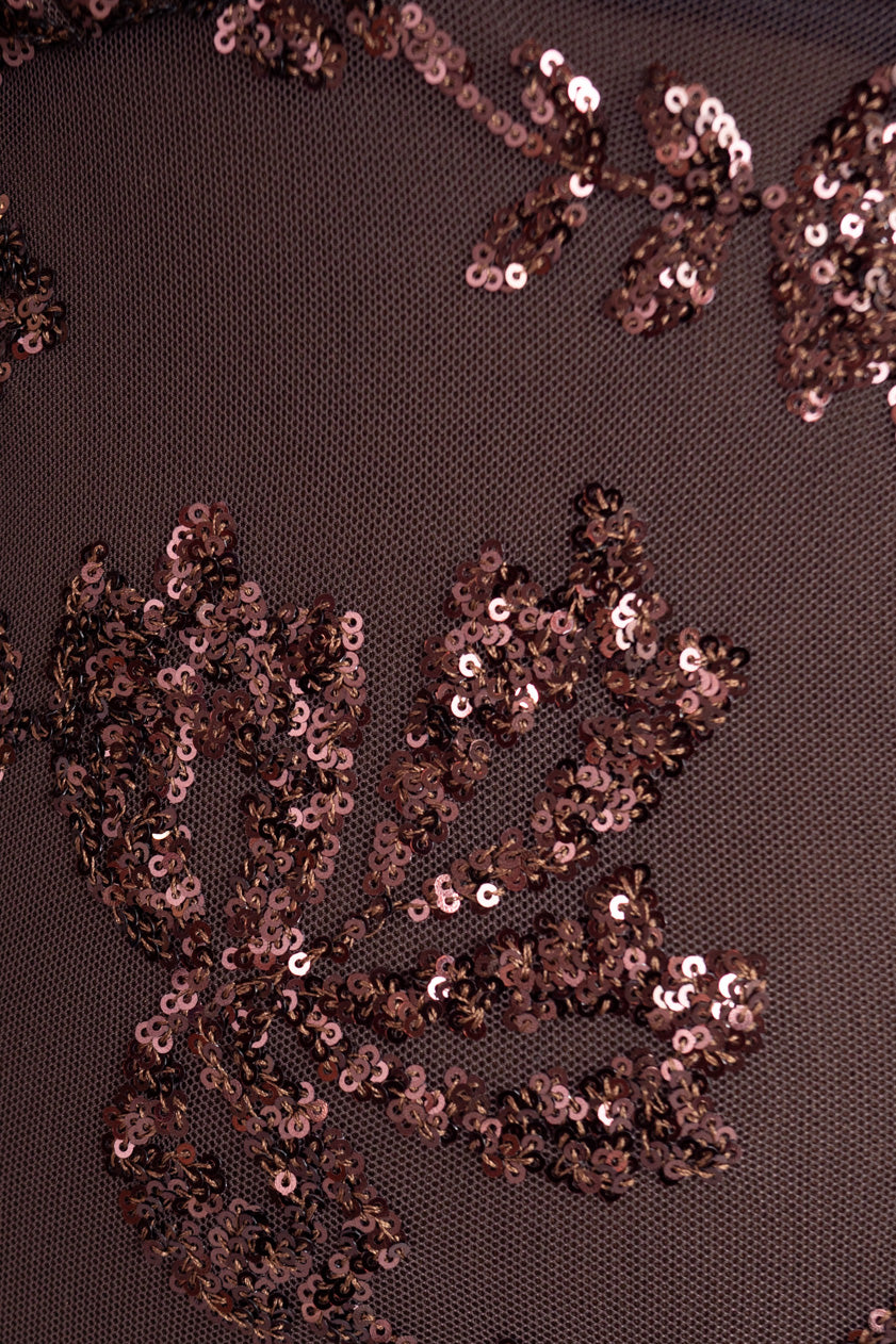 Floral Sequin Dress