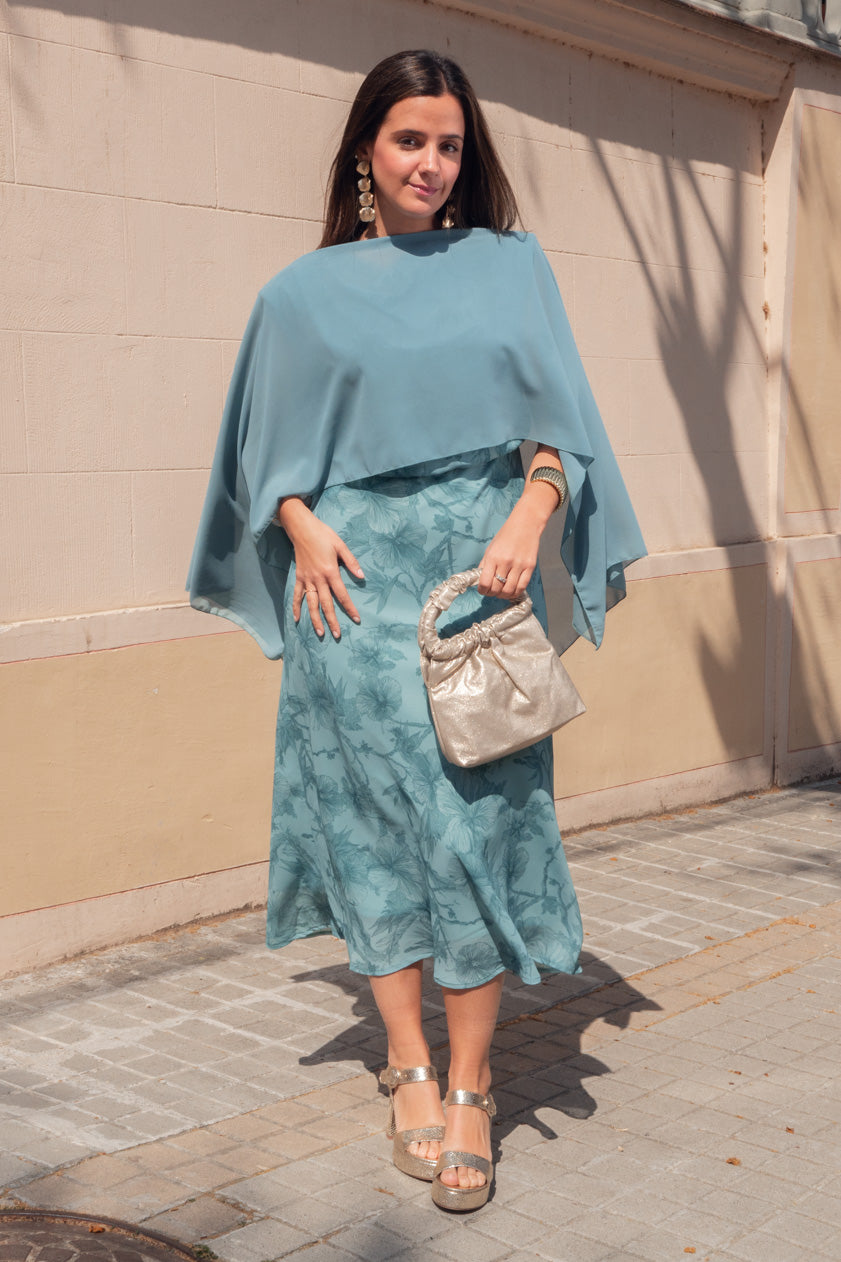 Vestido Violeta · Turquesa