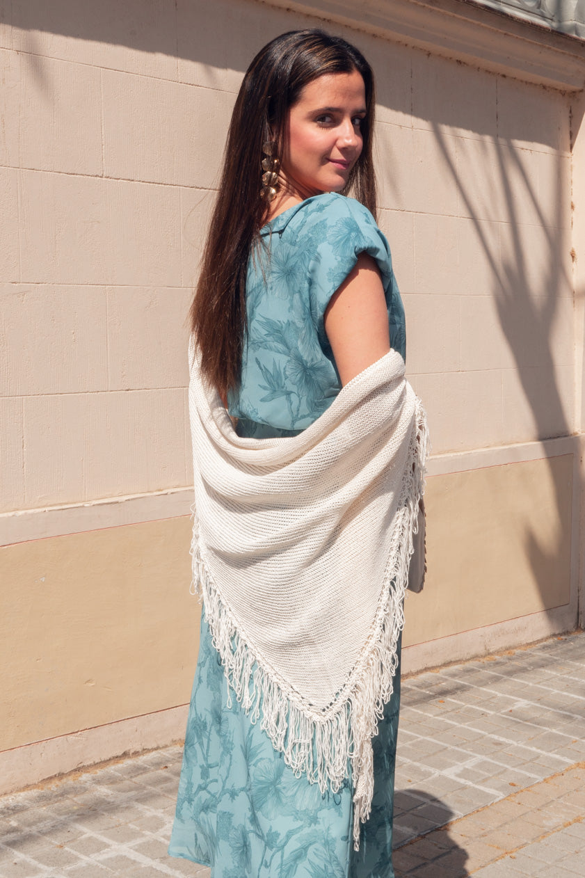 Vestido Violeta · Turquesa