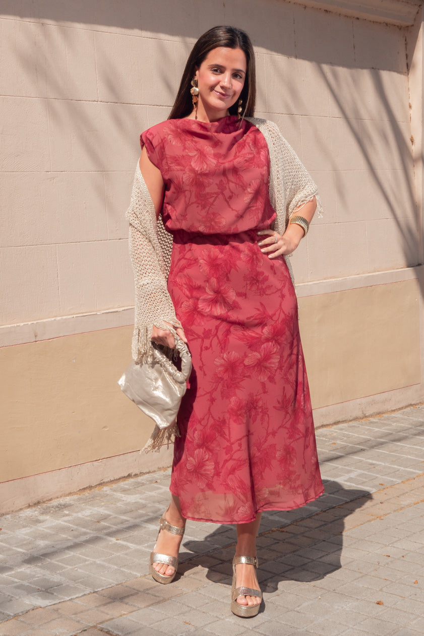 Vestido Violeta · Coral