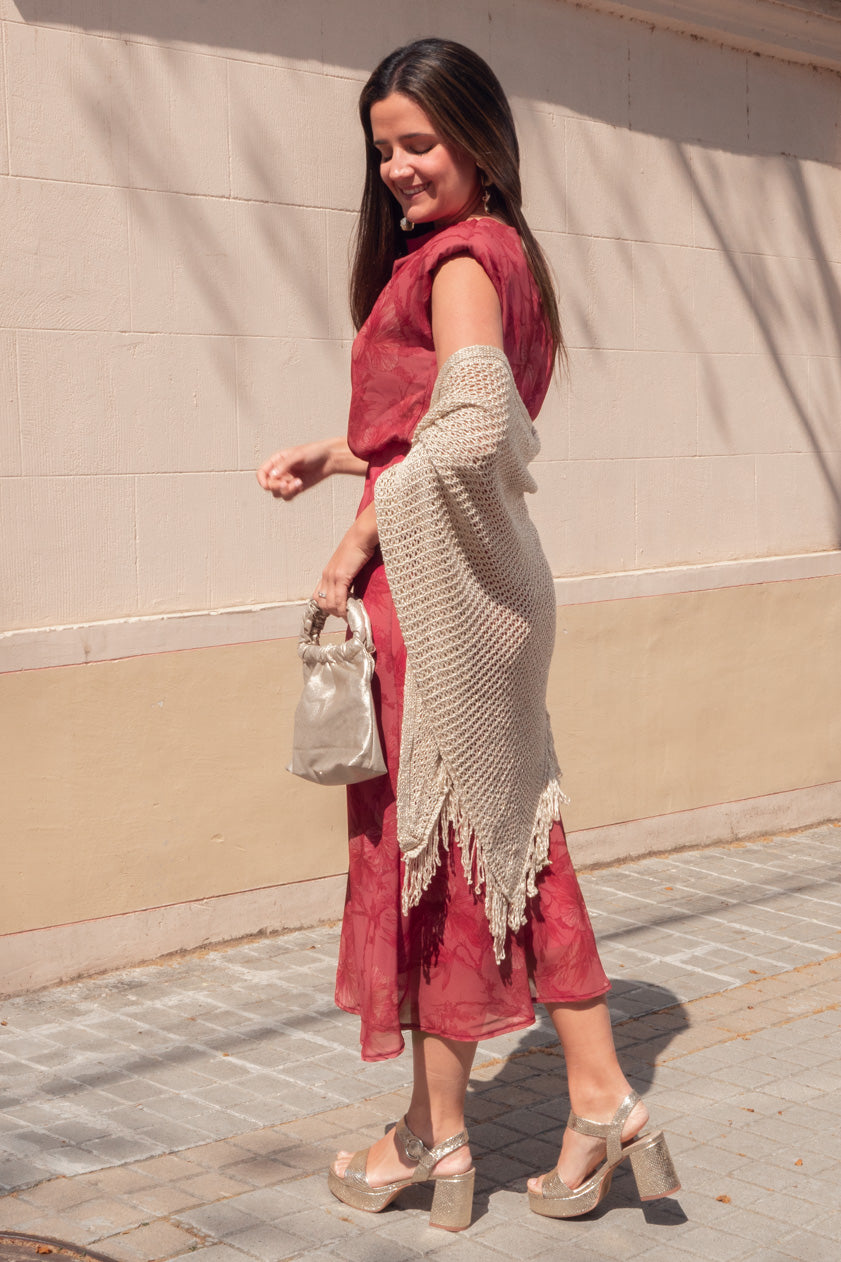 Vestido Violeta · Coral