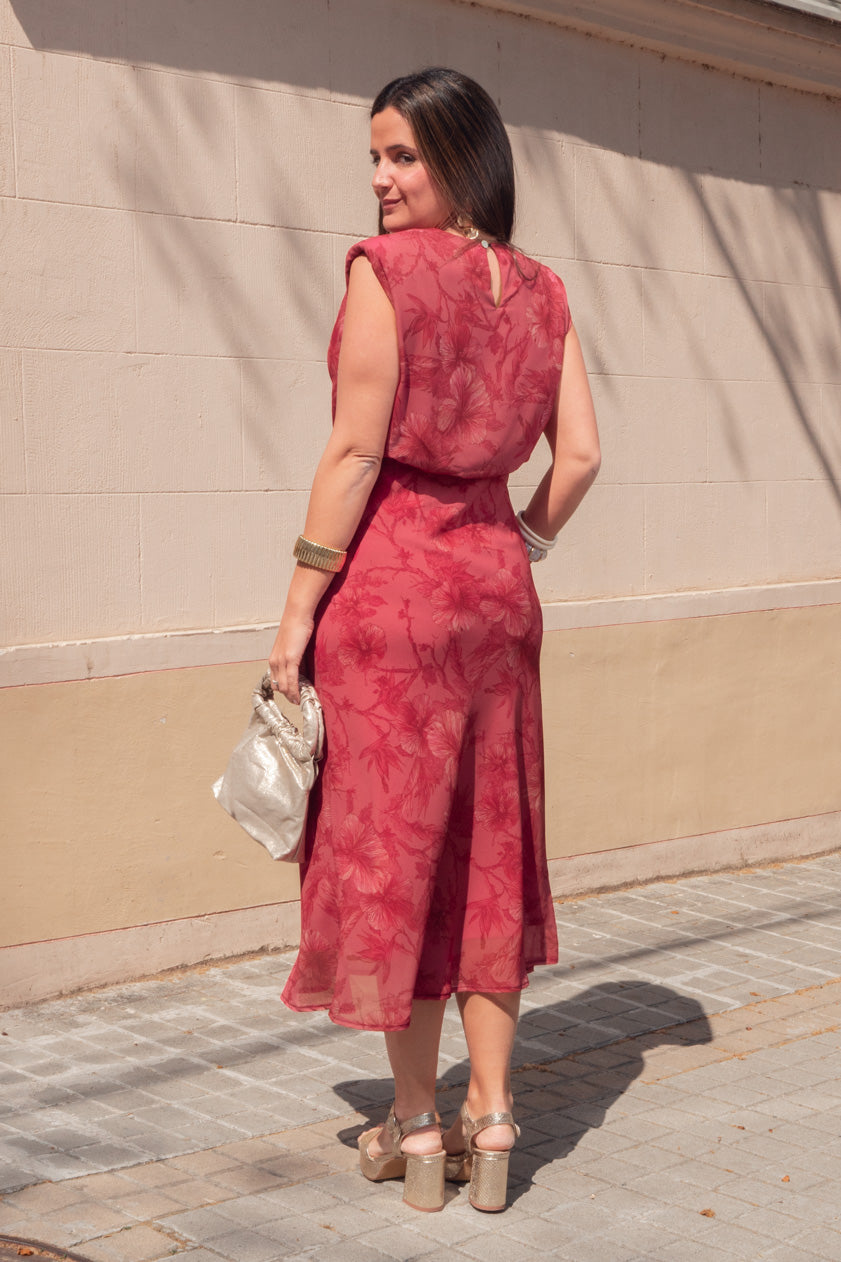 Vestido Violeta · Coral