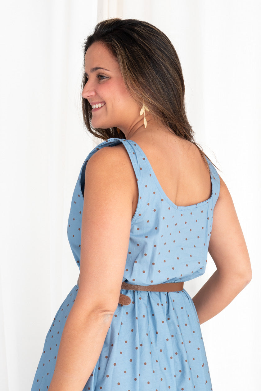 Vestido Topitos